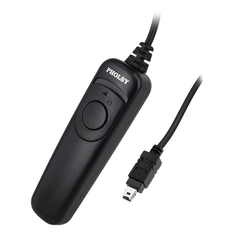 PHOLSY N10 Shutter Remote Control Cable Release Cord for Nikon Z5, Z7-II, Z6, Z6-II, D750, D780, D7500, D7200, D7000, D5600, D5500, D5300, D3300, D610, D600, D90, P7700, P7800, P950, Replaces MC-DC2 - Image 1